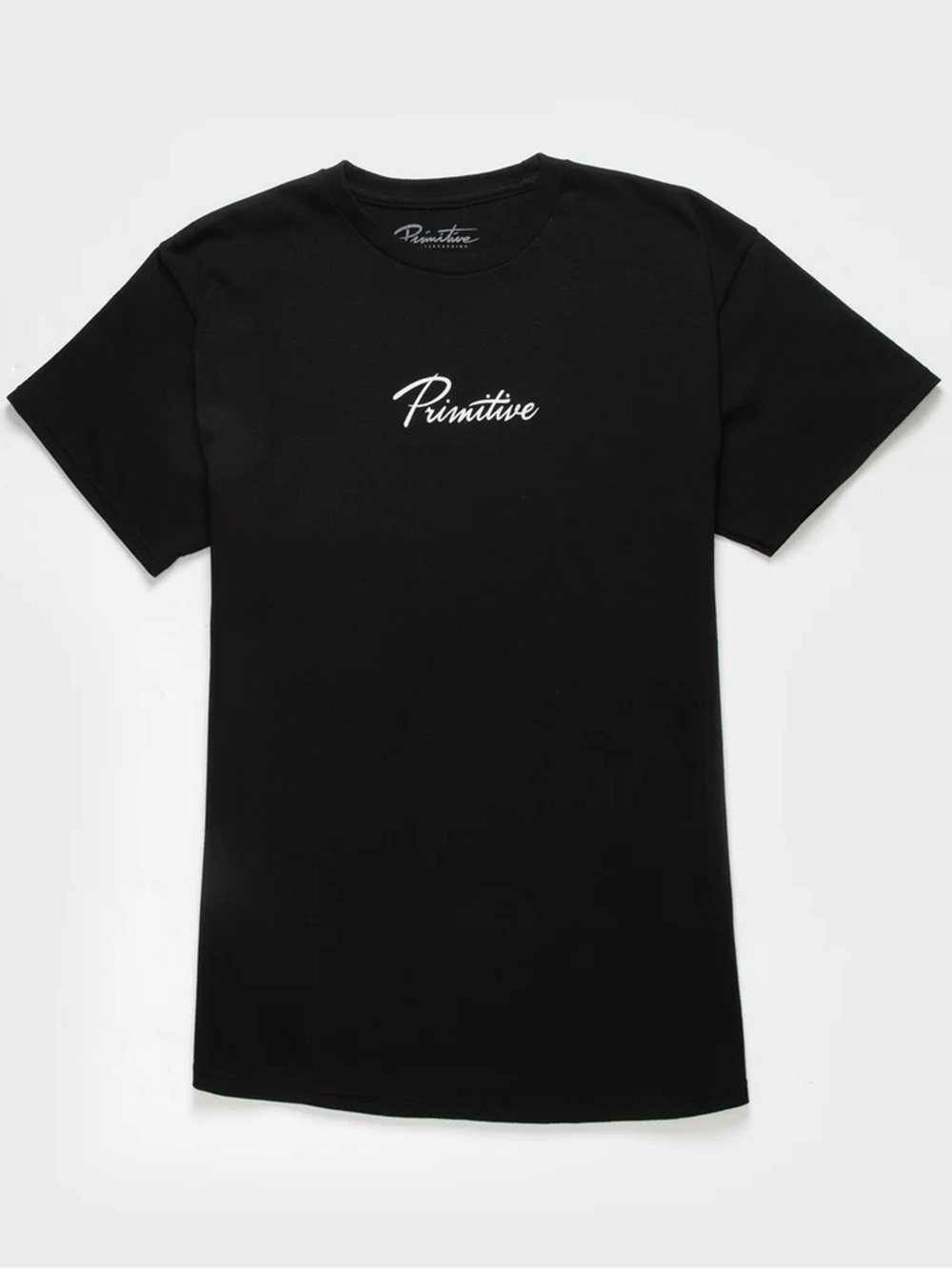 Primitive Black Short Sleeve Script Logo Tee